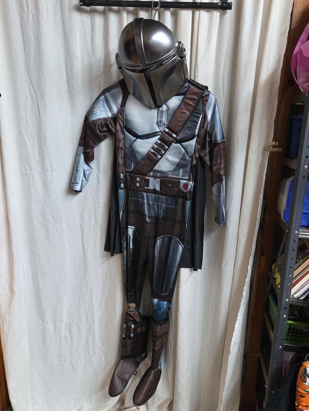 Star Wars Mandalorian Costume Jumpsuit Child Size 10-12